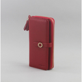 EN: Elegant red women's wallet made of genuine textured leather, featuring a zip-around closure, gold-tone hardware, multiple card slots and a secure strap. Spacious and practical design suitable for everyday use.
LT: Elegantiška raudona moteriška piniginė iš natūralios faktūrinės odos, su užtrauktuku, auksinėmis detalėmis ir daugybe skyrių kortelėms. Talpi, praktiška ir tinkama kasdieniam naudojimui.